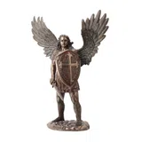 Archangel Michael with Sword and Shield — Bronze-Finish Statue, 73 cm – view 2
