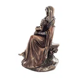 Virgin Mary with the Christ Child — Bronze-Finish Statue, 17 cm – view 2