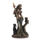 Hecate – Bronze-Finish Statue – 34 cm