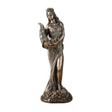 Fortuna — Goddess of Fortune — Bronze-Finish Statue – 15.5 cm – view 2