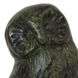 Miniature Owl, Symbol of Wisdom – 3 cm – Dark Green