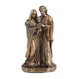 The Holy Family – Bronze-Finish Statue – 8.5 cm