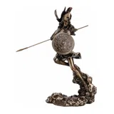 Athena — Goddess of Wisdom and War — Bronze-Finish Statue – 23 cm – view 2