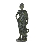 Asclepius – Solid Bronze Sculpture – 14 cm