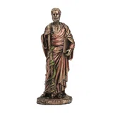 Hippocrates — Father of Medicine — Bronze-Finish Statue – 9 cm