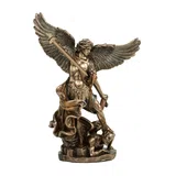 Archangel Michael — Vanquisher of the Demon — Bronze Finish Statue, 16 cm