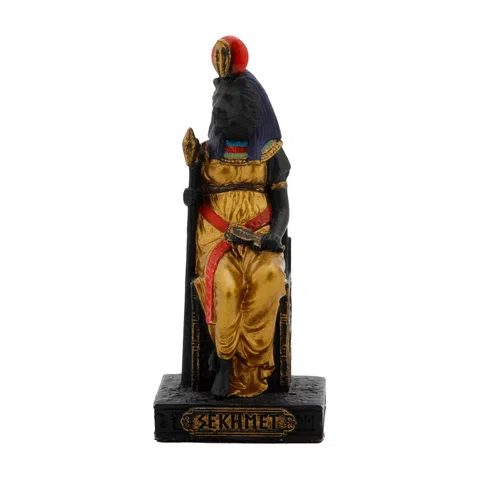 Sekhmet — Egyptian Goddess — Black Statue, 8.5 cm – view 1