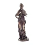 Hygieia — Goddess of Health — Bronze-Finish Statue, 27.5 cm