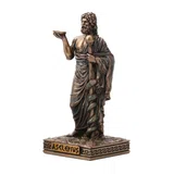 Asclepius — God of Medicine — Bronze-Finish Statue – 9 cm – view 3