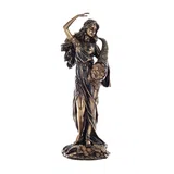 Fortuna, Roman Goddess of Fortune – Bronze-Finish Resin Statue – 28 cm