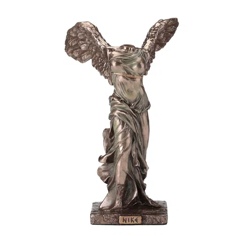 Nike — The Winged Goddess — Bronze-Finish Statue, 14 cm – view 1
