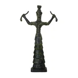 Minoan Snake Goddess – Bronze Sculpture – 12 cm