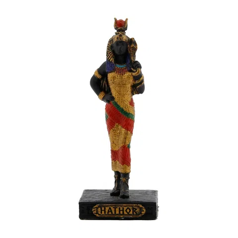 Hathor – Egyptian Goddess – Resin Statue – 8.5 cm – view 1