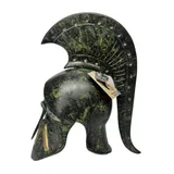 Spartan Helmet with Lambda – 14 cm – Dark Green