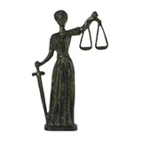 Themis, Goddess of Justice – Bronze Sculpture – 22 cm