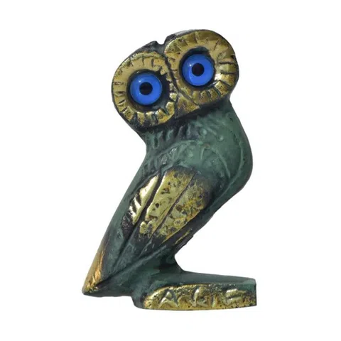 Owl Statue A by Bronze Pavlakis