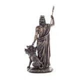 Hades – God of the Underworld – Bronze-Finish Statue – 32.5 cm – view 3