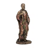 Hippocrates — Father of Medicine — Bronze-Finish Statue – 9 cm – view 4