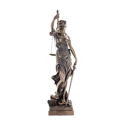 Themis — Goddess of Justice — Bronze-Finish Statue – 50 cm – view 1