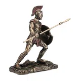 Achilles — Greek Warrior — Bronze-Finish Statue, 9.5 cm – view 2