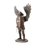 Archangel Michael with Sword and Shield — Bronze-Finish Statue, 73 cm – view 3