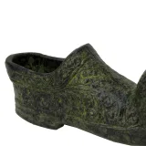 Greek Tsarouchi Shoe – Bronze Sculpture – 4 cm – Dark Green