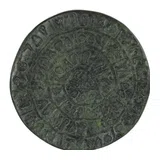 Phaistos Disc – Bronze Replica – 14 cm – Dark Green
