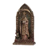 Santa Muerte — Altar — Bronze Finish Statue, 23.5 cm – view 2