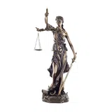 Themis — Goddess of Justice — Bronze-Finish Statue – 30 cm