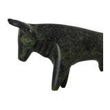 Minoan Cretan Bull – Bronze Sculpture – 5 cm – Dark Green
