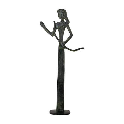 Artemis, Goddess of the Hunt – Sculpture – 38 cm – Dark Green