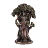 Hecate — Goddess of the Triple Moon — Bronze Finish Statue, 18.5 cm
