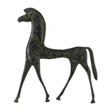 Geometric Trojan Horse – Bronze Sculpture – 19 cm