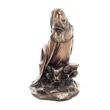 Virgin Mary with the Christ Child — Bronze-Finish Statue, 17 cm – view 3
