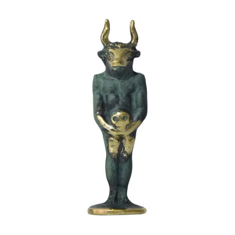 Minotaur Statue B by Bronze Pavlakis