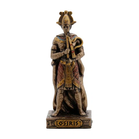 Osiris — Egyptian God — Bronze-Finish Statue, 8.5 cm – view 1