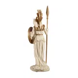 Athena, Goddess of Wisdom – White Statue – 16.5 cm – view 4