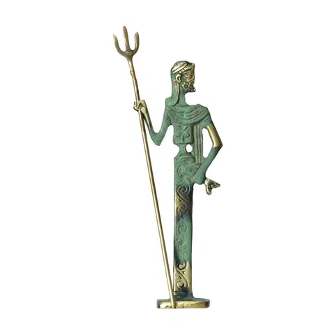 Poseidon Statue by Bronze Pavlakis