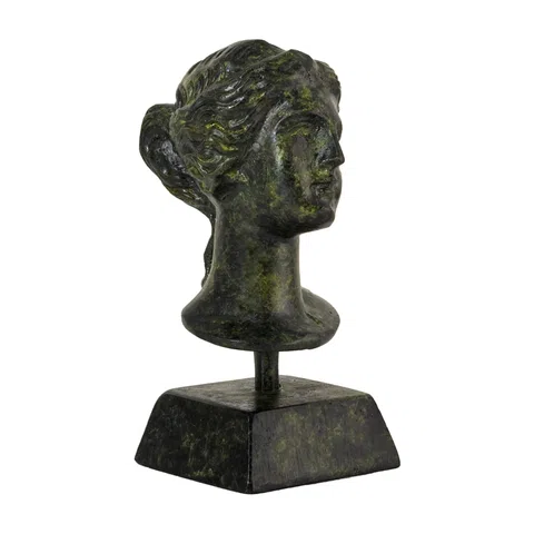 Bust of Aphrodite – Bronze Sculpture – 9 cm – Dark Green
