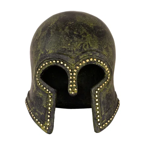 Ancient Greek Helmet from Olympia – Replica – 9 cm – Dark Green