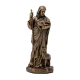 The Good Shepherd — Bronze-Finish Statue, 8.5 cm