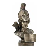 Athena — Goddess of Wisdom — Bronze-Finish Bust – 21.5 cm – view 2