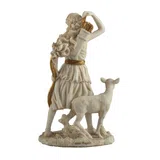 Artemis – Goddess of the Hunt – White Statue – 16.5 cm – view 4