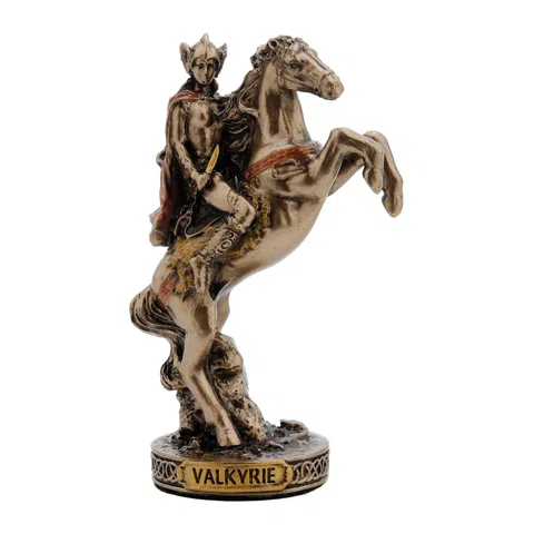 Valkyrie — Norse Mythology — Bronze-Finish Statue – 8.5 cm – view 1
