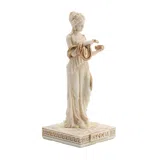 Hygieia, Goddess of Health – White Statue – 9.2 cm – view 3