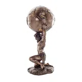 Atlas — Titan — Bronze-Finish Statue – 21 cm – view 2
