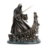 Charon with the Boat of Souls — Bronze-Finish Statue, 20 cm – view 2