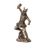 Thor — Norse Warrior — Bronze-Finish Statue, 11.5 cm – view 2