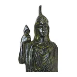 Athena, Goddess of Wisdom – Solid Sculpture – 19 cm – Dark Green