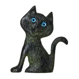 Standing Cat – Bronze Sculpture – 8 cm